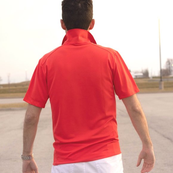 Nike Reddish Pink Vibrant NIKEGOLF Tour Performance Polo: Shirt Size Small - Picture 2 of 7